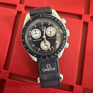Mission on earth omega swatch watch